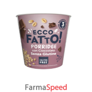 nutrifree ecco fatto porridge al cioccolato 50 g