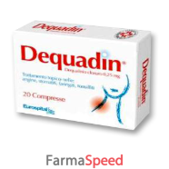 dequadin*20 cpr 0,25 mg