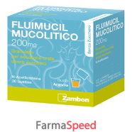 fluimucil mucolitico*30 bust grat 200 mg senza zucchero