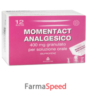 momentact analgesico -  400 mg granulato per soluzione orale 12 bustine 