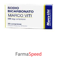 sodio bicarbonato (marco viti)*20 cpr 500 mg