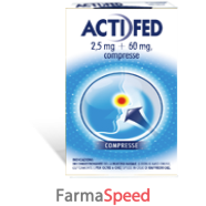 actifed*12 cpr 2,5 mg + 60 mg