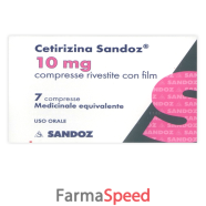 cetirizina (sandoz)*7 cpr riv 10 mg