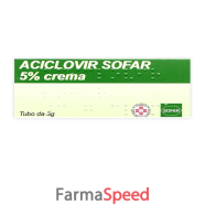 aciclovir (sofar)*crema derm 3 g 5%