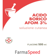 acido borico (afom)*soluz u.e. 500 ml 3%