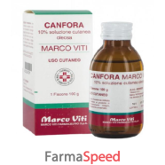 canfora (marco viti)*soluz cutanea oleosa 100 g 10%