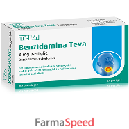 benzidamina (teva)*20 pastiglie 3 mg