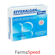 efferalganmed - 500 mg compresse effervescenti 16 compresse