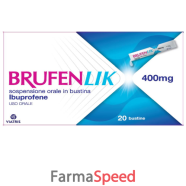 brufenlik*20 bustine sospensione orale 400 mg 10 ml