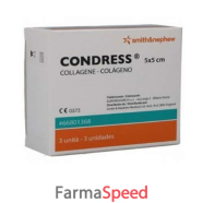 medicazone speciale attiva condress in collagene equino 5x5 3 pezzi