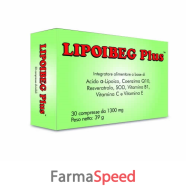 lipoibeg plus 30 compresse da 1300 mg