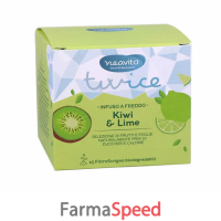 INFUSO TWICE KIWI E LIME FILTROSCRIGNO 15 FILTRI 3,5 G -  COMPL.ALIM./INTEGR./ALIM.SPEC. - KALIMERA E KALISPERA SRL- Neavita Twice  infuso a freddo Kiwi e lime Descrizione Selezione di frutti e foglie  naturalmente