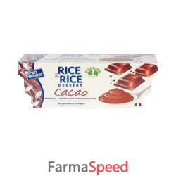 Rice Rice Dessert Di Riso Al Cacao 2 X 100 G Senza Uova Farmaspeed It