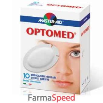 garza oculare medicata master-aid optomed super 10 pezzi