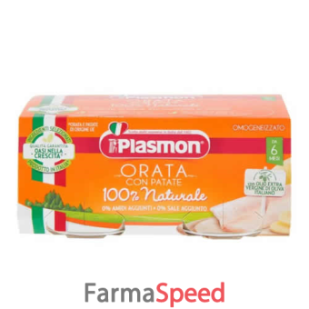 plasmon omogeneizzato orata 80 g x 2 pezzi