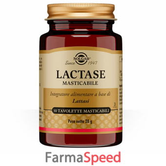 lactase masticabile solgar 30 tavolette