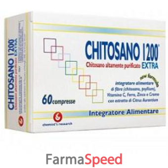 chitosano 1200 extra 60 compresse