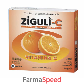 ziguli c arancia 40 confetti 24 g