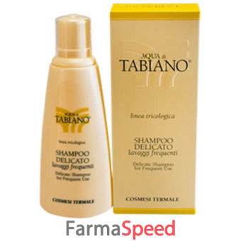 aqua tabiano shampoo delicato lavaggi frequenti 200ml