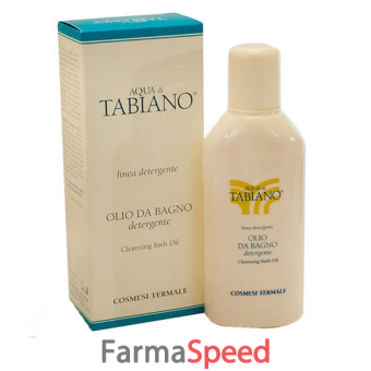 aqua tabiano olio da bagno detergente 200 ml