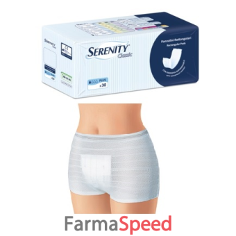 pannolone per incontinenza formato rettangolare con barriera serenity 30 pezzi