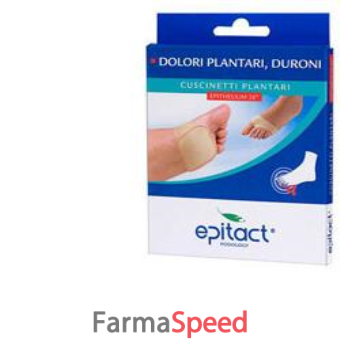 cuscinetto plantare per dolori plantari e duroni in gel di silicone epithelium 26 epitact taglia medium