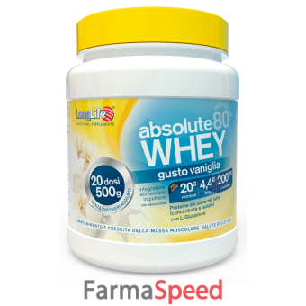 longlife absolute whey vaniglia 500 g