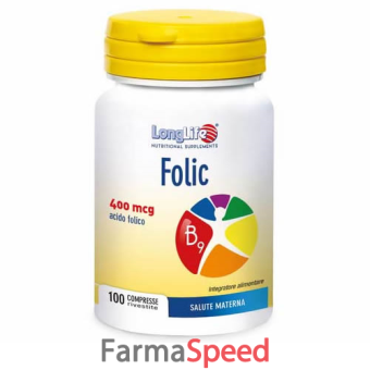 longlife folic 400 mcg 100 compresse