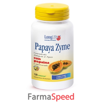 longlife papaya zyme 120 tavolette