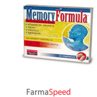 memory formula 30 compresse