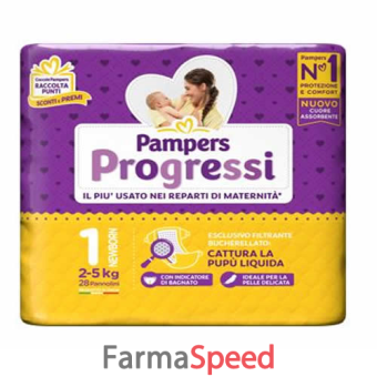 pampers progressi sensitive 28 pezzi