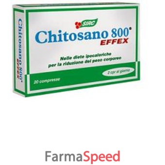 chitosano 800 effex 20 compresse