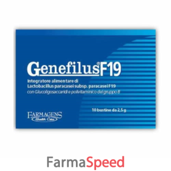 genefilus f19 10 bustine da 2,5 g