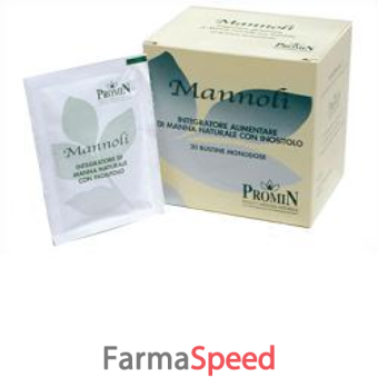 mannoli polvere 20 bustine 25 g