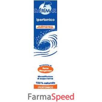 soluzione nasale spray sterimar ipertonico con rame manganese 50 ml