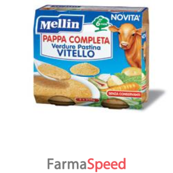 mellin pappa completa vitello 250 g 2 pezzi