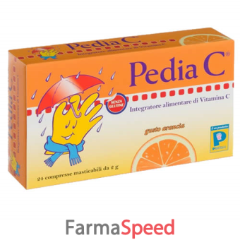 pedia c arancia 24 compresse masticabili