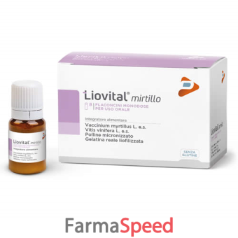 liovital mirtillo 8 flaconcini 10 ml