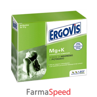 ergovis mg+k 20 buste 10 g