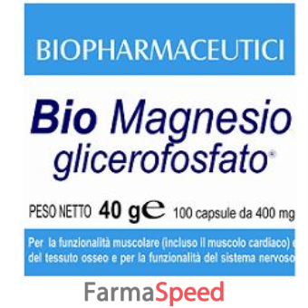 bio magnesio glicerofosfato 100 capsule