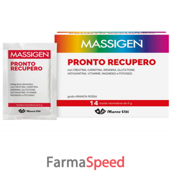 massigen pronto recupero 14 bustine 6 g