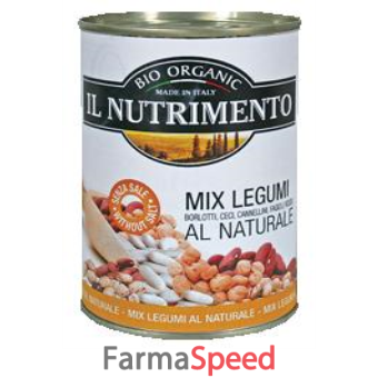 il nutrimento mix 4 legumi al naturale senza sale aggiunto 400 g