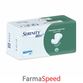 pannolone per incontinenza sagomato serenity softdry+ aloe plus 30 pezzi