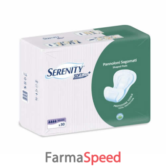 pannolone per incontinenza sagomato serenity softdry+ aloe maxi 30 pezzi