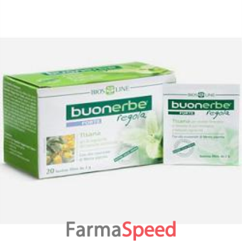 biosline buonerbe regola tisana 20 bustine