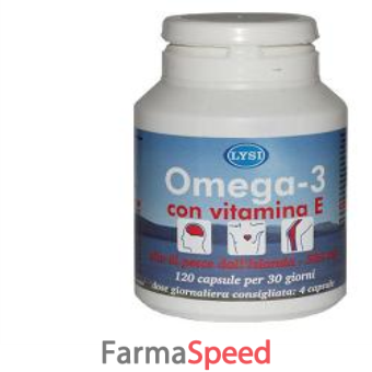 omega 3 vitamina e 120 capsule lysi