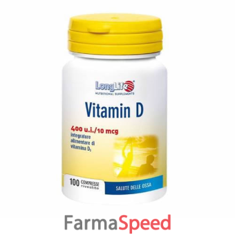 longlife vitamina d3 400ui 100 compresse