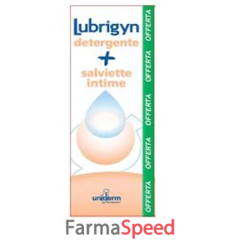 lubrigyn cofanetto promo detergente 200 ml + 15 salviettine