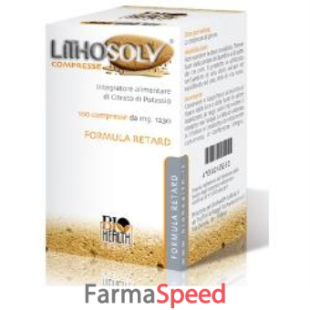 lithosolv 100 compresse retard