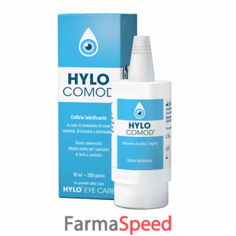 hylo comod gocce oculari ialuronato di sodio 0,1% flaconcino 10 ml